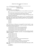 ĐỀ KIỂM TRA TRẮC NGHIỆM VẬT LÍ NÂNG CAO LỚP 11 PHẦN II pps