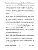 Giải pháp đẩy mạnh xuất khẩu hàng rau quả sang thị trường mỹ