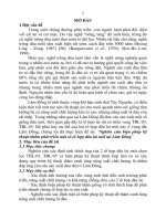 tóm tắt luận án tiến sĩ nghiên cứu biện pháp kỹ thuật để phát triển một số tổ hợp dâu lai mới tại lâm đồng