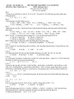 ĐỀ THI THỬ ĐẠI HỌC VÀ CAO ĐẲNG MÔN HÓA HỌC SỞ GD – ĐT NGHỆ AN TRƯỜNG THPT NGHI LỘC IV ppt