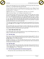 Giáo trình hướng dẫn kĩ thuật phân tích đánh giá giải thuật theo phương pháp tổng quan p2 potx