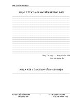 Thiết kế điều khiển giám sát cho hệ thống rót bia, đóng nắp chai và đóng Keg bia