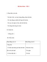 Giáo án âm nhạc lớp chồi: Đội kèn tí hon - Tiết 1 potx