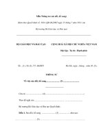 Mẫu Thông tư (sửa đổi, bổ sung) pdf