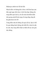 Makeup tự nhiên mà vẫn hút hồn pptx