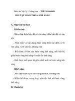 Giáo án Vật lý 12 nâng cao - TIẾT 63-64-65: BÀI TẬP GIAO THOA ÁNH SÁNG doc