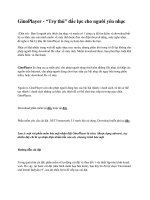 GinoPlayer - “Trợ thủ” đắc lực cho người yêu nhạc potx