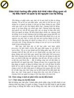 Giáo trình hướng dẫn phân tích khái niệm tổng quan về hệ điều hành và quản lý tài nguyên của hệ thống p1 doc