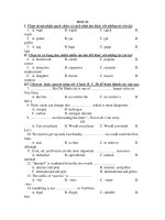 KỲ THI THỬ HSG MÔN ANH VĂN NĂM 2011 - TEST 51 ppsx