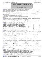 Đề thi tự luyện đại học môn vật lý - 19 docx
