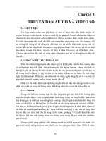 Giáo trình XỬ LÝ TÍN HIỆU AUDIO VÀ VIDEO - Chương 3 potx