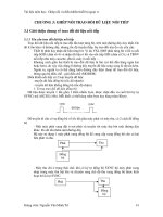 Ghép nối và điều khiển thiết bị ngoại vi - Chương 3 pps
