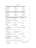 KỲ THI THỬ HSG MÔN ANH VĂN NĂM 2011 - TEST 24 potx