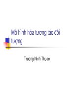 Phân tích thiết kế hướng đối tượng - Mô hình hóa tương tác đối tượng pot