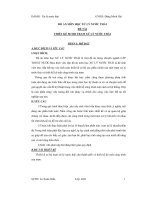 Đồ án thiết kế sơ bộ trạm xử lý nước thải cho thành phố và thiết kế chi tiết một công trình của trạm