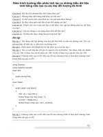 Giáo trình hướng dẫn phân tích tạo ra những kiểu dữ liệu mới bằng việc tạo ra các lớp đối tượng đa hình p1 ppt