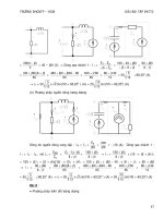 Giải bài tập Điện kỹ thuật ( Trung cấp ) part 7 pps