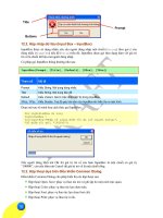 Giáo trình hướng dẫn thực hiện một chương trình lập trình đơn giản trên cùng một mô-đun phần 6 doc