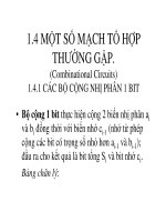 Mạch logic tổ hợp - Phần 4 pdf