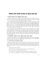 NHỮNG KHÁI NIỆM CƠ BẢN VỀ BỆNH UNG THƯ docx