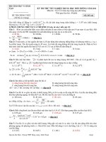 KỲ THI THỬ TỐT NGHIỆP TRUNG HỌC PHỔ THÔNG NĂM 2011 Môn thi : VẬT LÝ - MÃ ĐỀ 642 ppsx