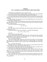 ĐỘNG LỰC TÀU THUỶ - PHẦN 1 LỰC CẢN CHUYỂN ĐỘNG CỦA TÀU - CHƯƠNG 5 pps