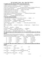 ÔN TẬP KHỐI 12 (2010 – 2011) - PRACTICE TEST 8 doc