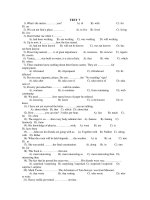 KỲ THI THỬ HSG MÔN ANH VĂN NĂM 2011 - TEST 7 doc