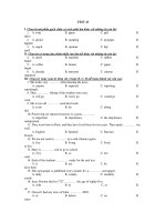 KỲ THI THỬ HSG MÔN ANH VĂN NĂM 2011 - TEST 23 ppsx