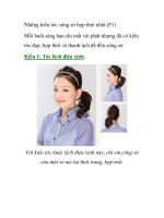 Những kiểu tóc công sở hợp thời nhất (P1) potx