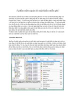 5 phần mềm quản lý mật khẩu miễn phí pps