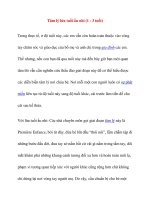 Tâm lý lứa tuổi ấu nhi (1 - 3 tuổi) docx