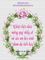 dinh dưỡng chuyển hóa vật chất và năng lương - sinh học 12