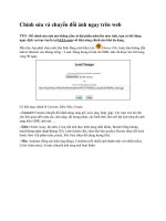 Chỉnh sửa và chuyển đổi ảnh ngay trên web ppt