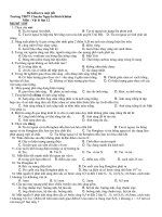 Đề kiểm tra một tiết Trường THPT Chuyên Nguyễn Bỉnh Khiêm Môn : Vật lý lớp 12 - Mã Đề : 635 pot