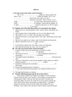 KÝ THI THỬ HSG MÔN ANH VĂN NĂM 2011 - TEST 41 ppt