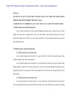 Luận văn lý thuyết hạch toán lưu chuyển hàng hóa trong doanh nghiệp - 1 potx