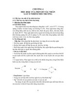 GIÁO TRÌNH ĐỘC HỌC MÔI TRƯỜNG - CHƯƠNG 4 pps