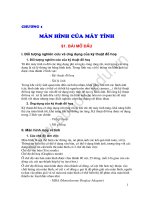 Đồ họa máy tính - Chương 1 Màn hình của máy tính - Bài 1 ppsx