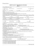 ĐỀ ÔN TẬP LÝ THI DH &CD NĂM 2011 - ĐỀ 2A pdf