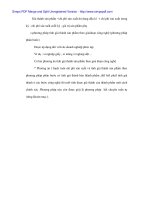 Thực trạng và phương hướng công tác tính giá thành sản phẩm tại Cty Dệt - 2 potx