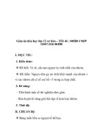 Giáo án hóa học lớp 12 cơ bản – Tiết 46 : NHÔM V HỢP CHẤT CỦA NHÔM ppt