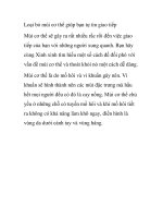 Loại bỏ mùi cơ thể giúp bạn tự tin giao tiếp ppt