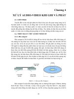 Giáo trình XỬ LÝ TÍN HIỆU AUDIO VÀ VIDEO - Chương 4 doc