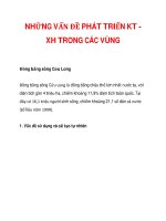 NHỮNG VẤN ĐỀ PHÁT TRIỂN KT XH TRONG CÁC VÙNG_3 potx
