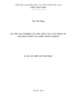 Sự tồn tại nghiệm của bài toán tựa cân bằng và bao hàm thức tựa biến phân Pareto (tóm tắt)