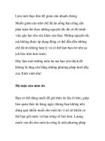 Làm mới thực đơn để giảm cân nhanh chóng pps