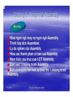 Cấu trúc Máy tính và Lập trình Assembly - Chương 6 pptx