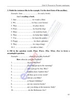 sách bài tập tiếng anh A1 học viện công nghệ bưu chính viễn thông phần 5 pps