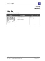 CHỨNG CHỈ QUẢN TRỊ MẠNG LINUX - BÀI 8 pot